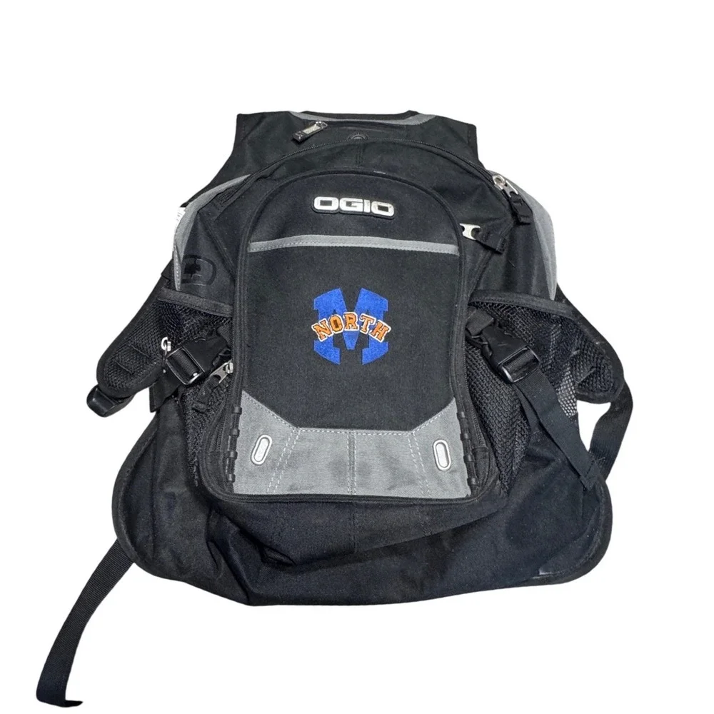 OGIO Backpack Fugitive Black Grey Embroidered Tech Laptop School Gorpcore VTG